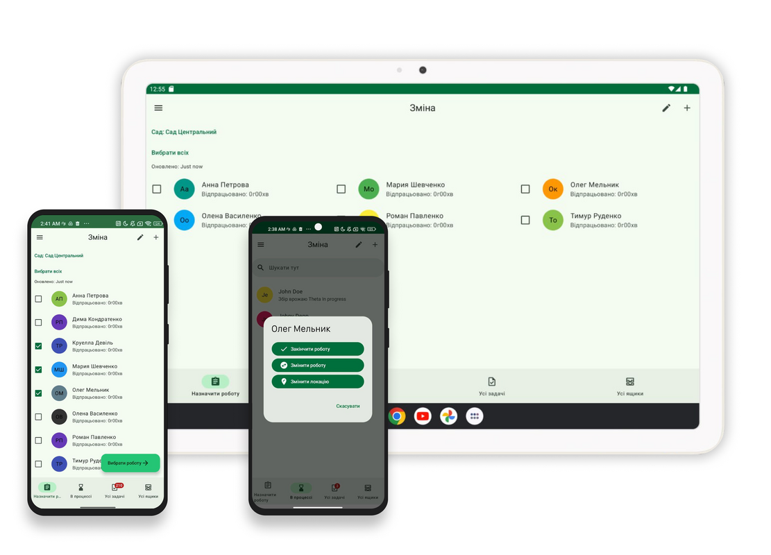 Workforce management features